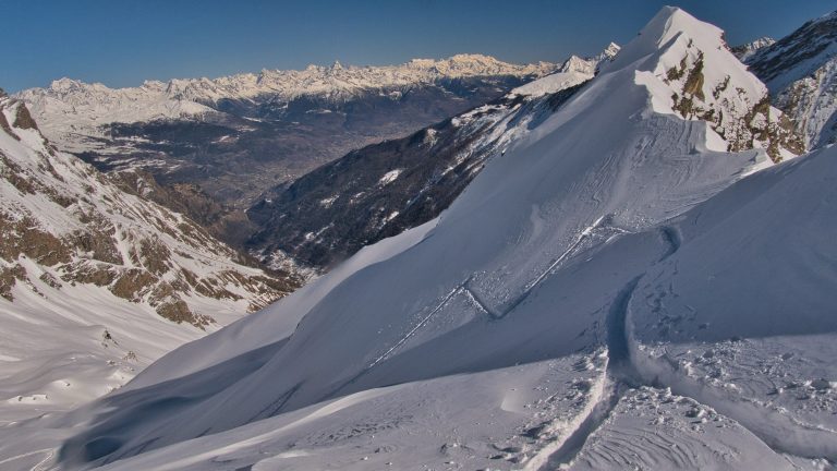 epaule de tsaboc vallée d'Aoste