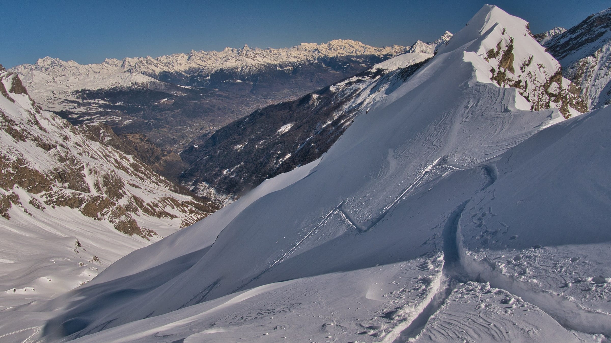 epaule de tsaboc vallée d'Aoste